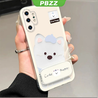 Ốp Lưng Cho SAMSUNG Note 10 plus Note 10 pro Note 10 lite Vỏ Điện Thoại Vỏ Mềm Silicon Chống Sốc Trong Suốt Thiết Kế Mới Thẩm Mỹ Chó Dễ Thương Có Giá Đỡ Cho Gương TKXGDQZJ01