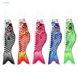 Size lớn| Trang trí treo lễ hội Nhật Bản Cá chép Koi Windsock Cờ cá đầy màu sắc Streamer Diều Họa tiết sống động Lâu bền Trang trí treo cho sân vườn Ban công Lễ hội ngoài trời Truyền thống