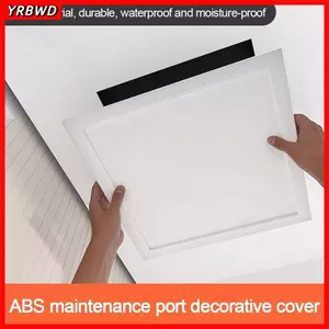 Tấm che nắp mở YRBWD, Cửa bảng điều khiển truy cập bằng nhựa màu trắng, Chốt cửa có thể tháo rời Kiểm tra lỗ Cửa trần treo tường