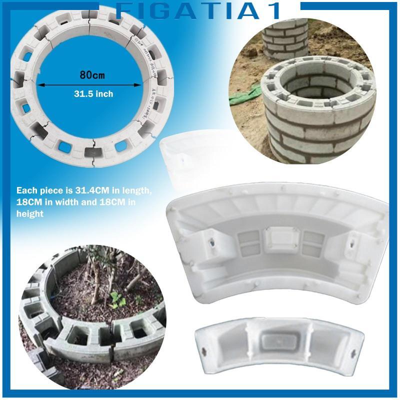 60-200cm Kích thước lớn Khuôn bê tông ABS tròn Khối tạo cho sân vườn DIY Path Loại xi măng Cảnh quan