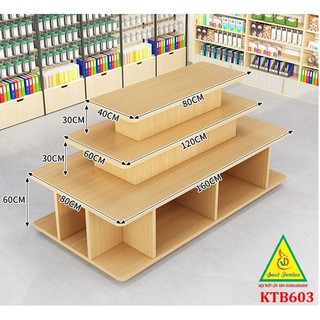 Kệ trưng bày sản phẩm gọn gàng hiện đại KTB603 - NỘI THẤT LẮP RÁP VIENDONGADV