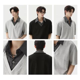 Áo sơ mi polo nam tay ngắn cao cấp, style Mỹ