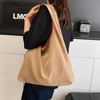 Túi Tote Polyester Hình Chữ U, Gấp Gọn, Dung Tích Lớn, Đeo Vai, Chống Thấm Nước, LYJ0