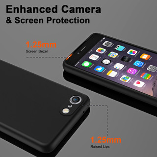 Dành Cho iphone 6 / 6s Plus Ốp điện thoại TPU Mềm Silicone Thiết Kế Cổ Điển Chống Sốc Nâng Cạnh Mỏng Bao