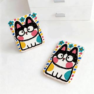 Mèo đen mặt hoa Gươ đen mặt gấp gọn phong cách hiện đại bàn tèo đen mặt điểm đẹp