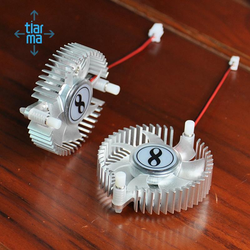Tản Nhiệt Nhôm DC 12V Có Quạt Quạt Tản Nhiệt Led Công Suất Cao Cho Máy Tính Để Bàn DIY Máy Tính Làm Mát Máy Tính