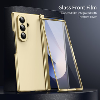 AG Mờ Mặt Sau Bảng Điều Khiển Ốp lưng Samsung Z Fold 7 6 5 4 3 Bản Lề Nắp Tự Động Rebound Galss Phim Trước Mặt Sau Chống Sốc