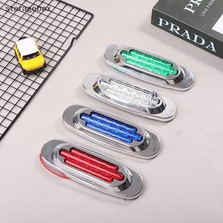 [Hộp lưu trữ] 1Pc 16LED 12-24V LED Side Marker Vị trí Đèn bên đa năng cho Tru Trailer Vàng / Trắng / Đỏ / Xanh / Xanh Đẹp