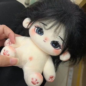 Búp bê vải 20cm tóc dài, không kèm phụ kiện, quà tặng dễ thương