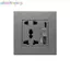 Khung Ảnh Nguồn Điện 2100MA USB Soet Bảng Điều Khiển Quốc Tế 13A Vương Quốc Anh Tường Loại C Giao Diện VN