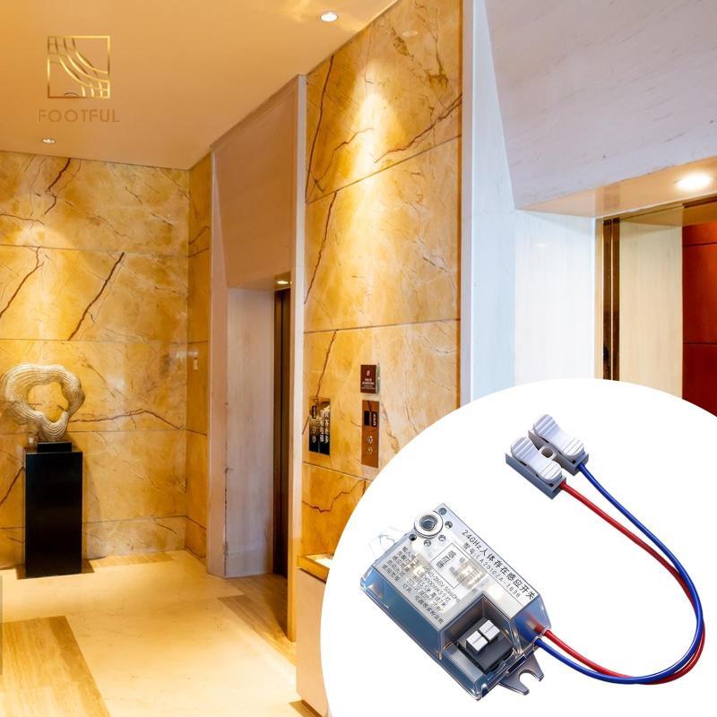 Công tắc chuyển động phát hiện sự hiện diện của con người 100W, các bộ phận sửa chữa đa chức năng cho lối vào 40-265V