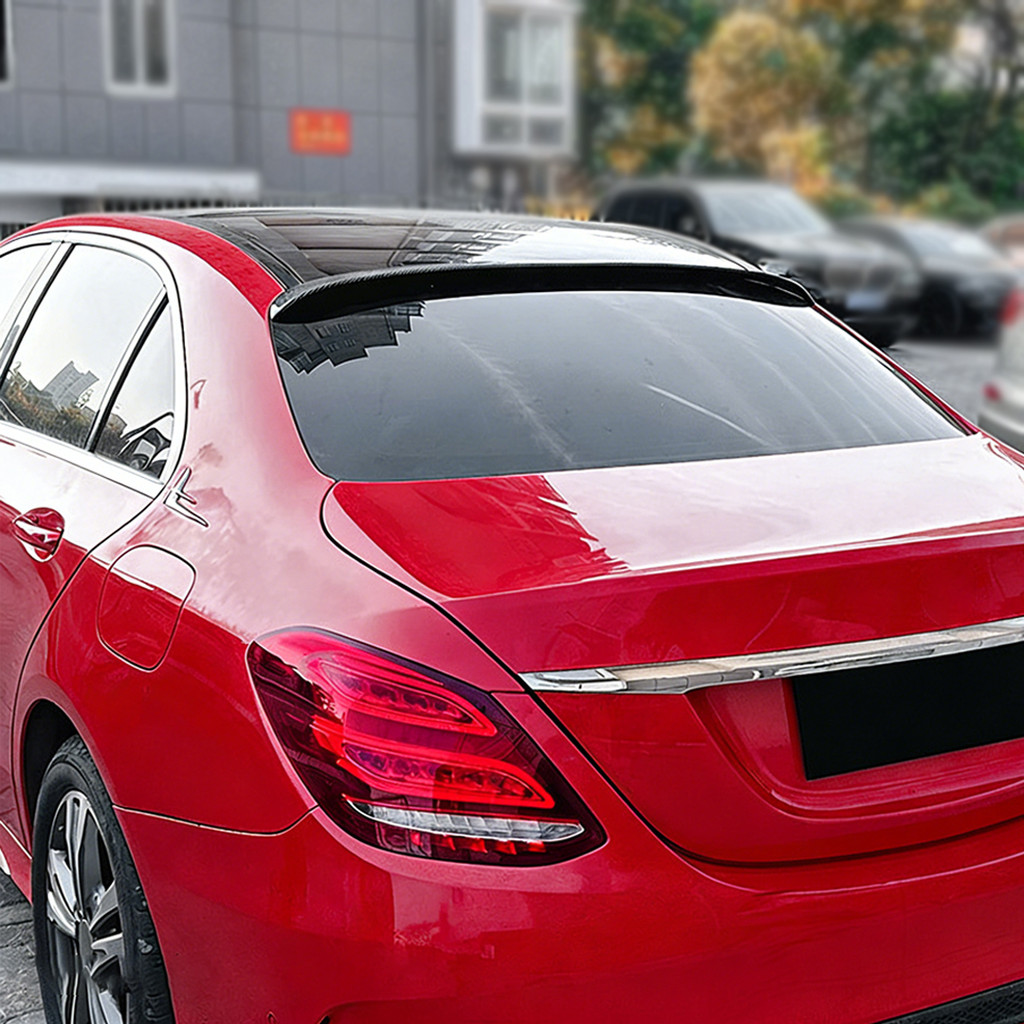 Dành Cho Xe Mercedes Benz C Hoặc C43 C63 W205 4 Cửa Sedan 2014 2015 2016 2017 2018 2019 2020 2021 Cánh Gió Phía Sau Mái Cánh Gió Làm Chắn Gió Boot Môi Điều Chỉnh Phụ Kiện