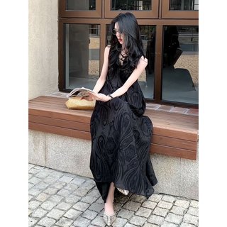 Váy trắng không tay cổ chữ V dáng rộng, thoải mái cho mùa hè - Giảm giá 10%