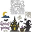 Chủ Đề Halloween Trang Trí Mặt Dây Chuyền Kim Loại Thép Carbon Cắt Khuôn Thêu Sò Dập Nổi Khắc Bản Mẫu DIY Album Ảnh Thiệp Chúc Mừng Cắt Chết Giấy Thủ Công Dụng Cụ