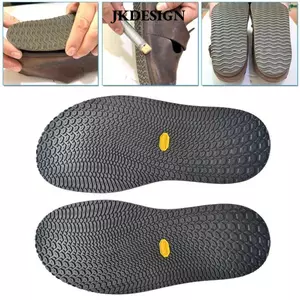 JKDESIGN 1 Cặp Miếng Dán Sửa Chữa Toàn Đế, Đế Ngoài Cao Su Dày, Sửa Chữa Giày Sneaker Chống Mài Mờ Chống Trơn Trượt Bảo Vệ Toàn Đế
