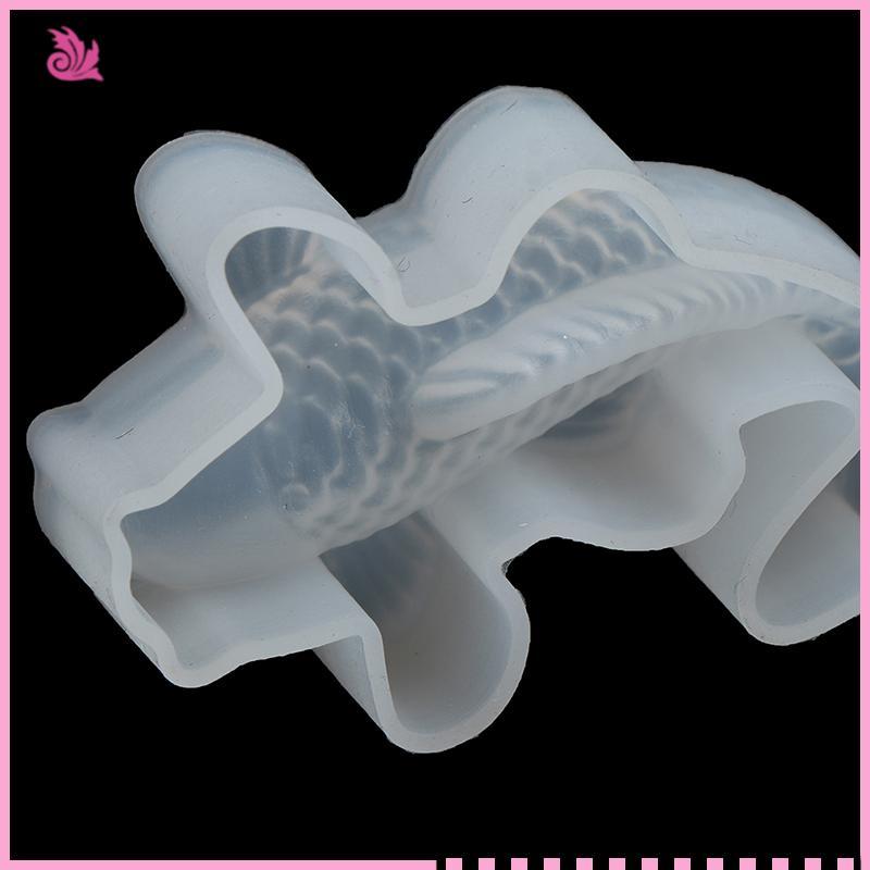 Eshylala Khuôn Silicon 3D Hình Cá Koi Cho Trang Sức Epoxy - DIY thủ công mới
