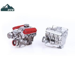 DTW 1: 64 Mô Phỏng Động Cơ Micro Garage Cảnh Đồ trang trí Thực Tế Bàn Cát Trang Trí Cho Xe Đồ trang trí Diorama Phong Cảnh Thể Thao