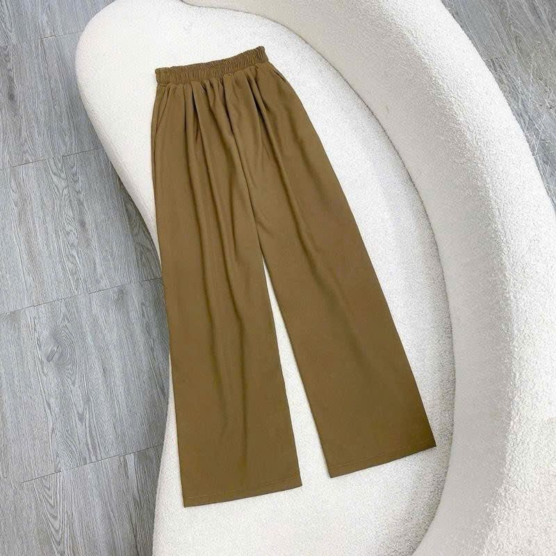 Sét bộ quần dài chun đen hách dáng +mix áo croptop tăm lạnh hình ngựa  in ng ự c-setbothubio