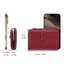 Ví nhỏ gọn dành cho nữ Bifold Clutch Thời trang Ví da Pu Ví đựng thẻ tín dụng nữ Túi đựng tiền Ví du lịch