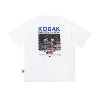 Áo thun ngắn tay cổ tròn 100% cotton của Kodak, hợp thời trang dành cho cả nam và nữ
