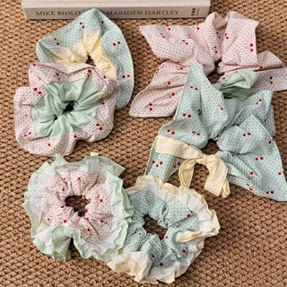 Khăn Scrunchy Cao Cấp cho Dây Buộc Tóc, Phụ Kiện Thời Trang Cho Nữ