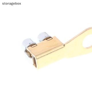 [Hộp lưu trữ] Kẹp pin ô tô Thiết bị đầu cuối pin ô tô Dây thiên thần Đầu cọc bằng đồng nguyên chất Chu Thay thế Đẹp