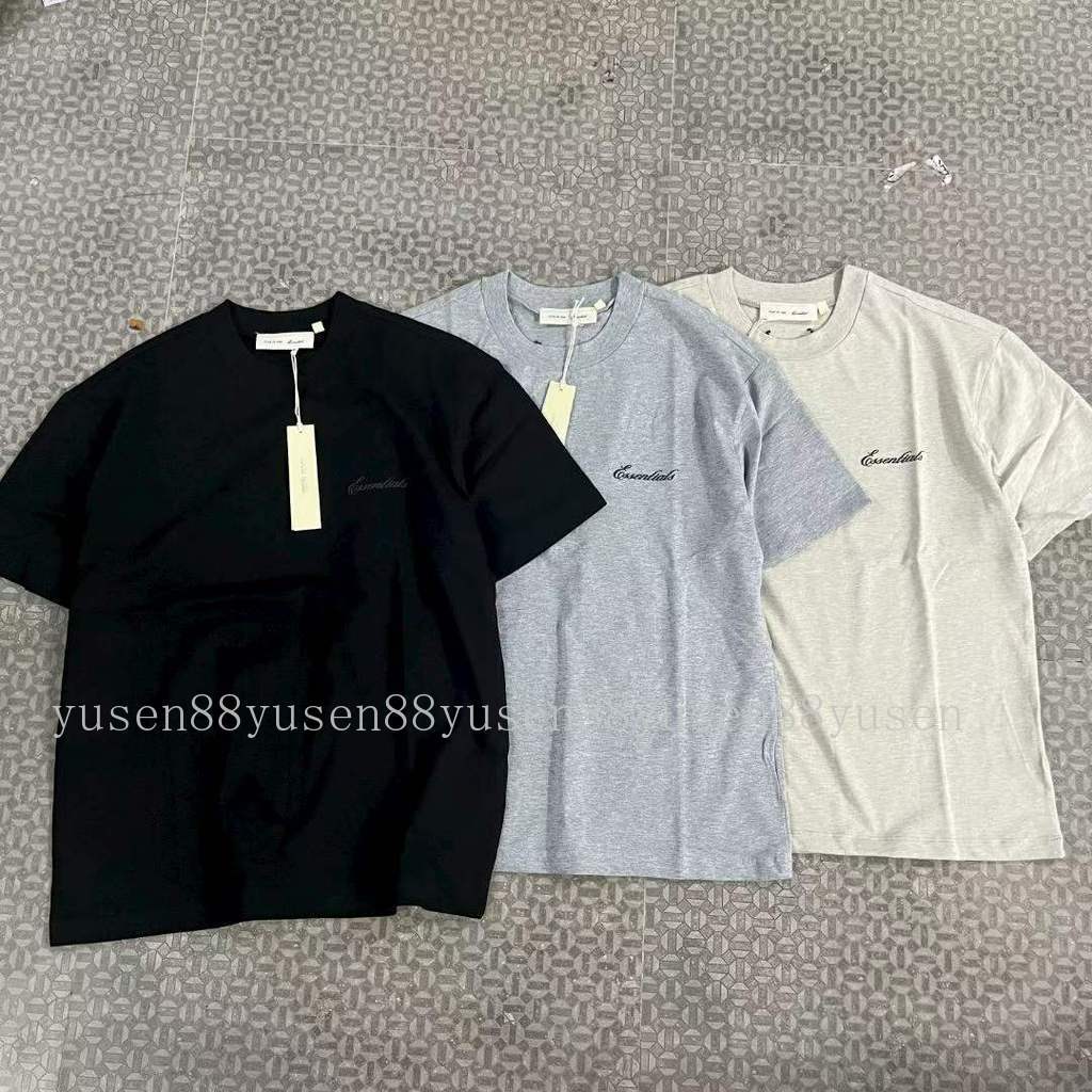Áo Thun Essentials Fear of God Mùa Hè, Bông Nguyên Chất