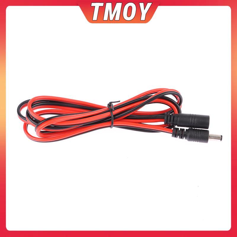 TMOY 16AWG DC Cắm Nguồn 5.5 x 2.1mm Nữ Sang Nam CCTV Adapter Kết Nối Cáp 12V 10A 120W Max. Dây nối dài nguồn 1,5m TMOY