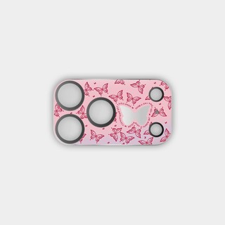 Chất Lượng Cao Lá Cô Gái Gương Bướm Điện Thoại Ống Kính Máy Ảnh Bảo Vệ Cho iPhone 17ProMax 17Pro Kính Máy Ảnh