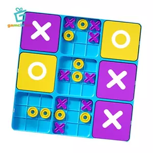 Gamchiano Tic TAC Ngón Chân Trò Chơi 2 Người Chơi Di Động Bảng Huấn Luyện Trí Não Trò Chơi Học Tập Sớm Trí Não Teaser Cho Tuổi 4-6 Tuổi Đảng Ủng Hộ