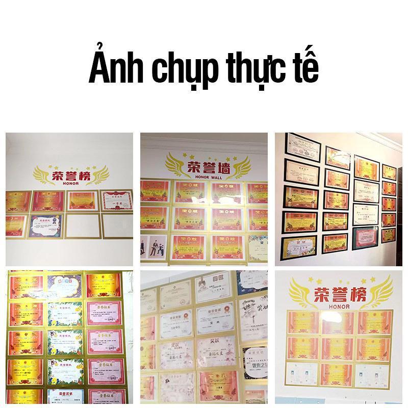 Khung ảnh nam châm trong suốt A4 hiện đại, trang trí không cần khoan, treo tác phẩm và tài liệu quan trọng