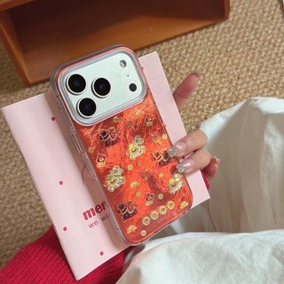 Ốp Lưng Cứng Tương Thích Với iPhone 13 14 14Pro 14ProMax 15 15Pro 15ProMax 16 16Pro 16ProMax 17 17Pro 17ProMax Túi May Mắn Họa Tiết Pony