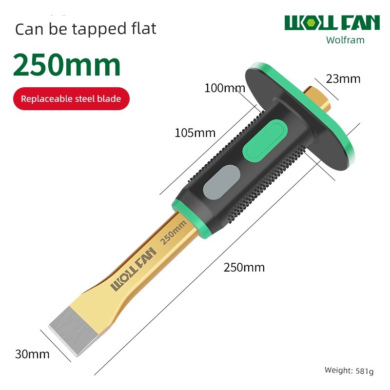 Hợp Kim Thép Đục Flat Xẻng Đục Sắt Mũi Khoan Chuyên Dụng Đá Bê Tông Nứt Đá Tay Búa
