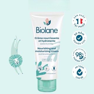 Kem dưỡng ẩm em bé BIOLANE Nourishing and Moisturizing Cream (100ml)