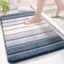 Thảm Nhà Tắm Lông Cừu Phối Màu Gradient - Thảm Lau Chân Siêu Thấm Hút Chống Trượt Cao Cấp Decor Phòng Ngủ/Nhà Vệ Sinh