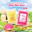 Trân Châu 3Q Desa Vị Phô Mai Và Đào Hồng Túi 1Kg, Topping Giòn Dai Hình Chân Mèo Dễ Thương