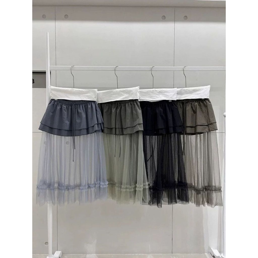 Milyfashion Phong Cách Mới Phù Hợp Với Lá Sen Khâu Gạc Váy 8KAR