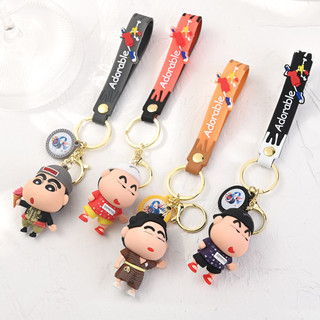 Dễ Thương Crayon Shin-Chan Móc Khóa Hoạt Hình Búp Bê Crayon Shin-Chan Mặt Dây Chuyền Xe Quà Tặng