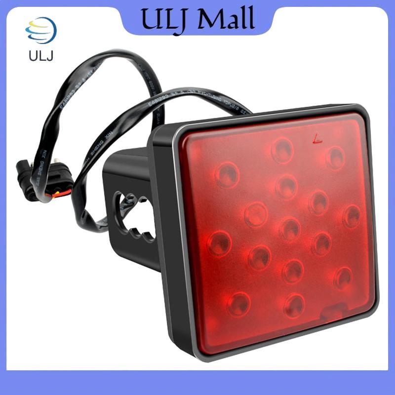 Đèn phanh màu đỏ xe ULJ LED DRL Xe tải Hitch Cover Fit 2 "Kéo Hauling Đuôi sau nhấp nháy Đèn hậu chống nước.