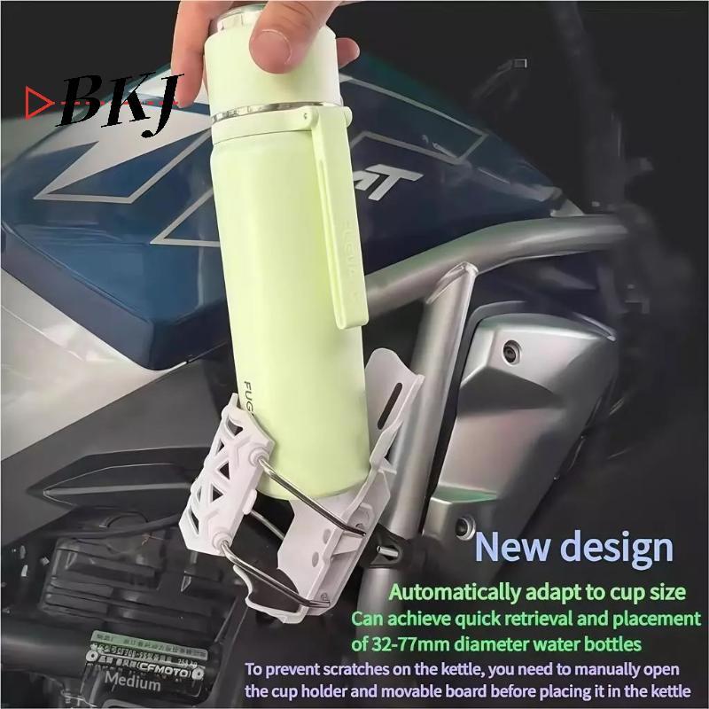 [KJ] Giá đỡ cốc xe máy xe đạp đa năng - Có thể điều chỉnh phát hành nhanh cho, Road & ADV [Mới]