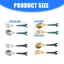 MỘT Người Dùng Thân Thiện Cấp Thép 304 Sáng Tạo Thìa Nĩa Cờ Lê Thiết Kế Dụng Cụ An Toàn Cho Gia Đình Và Trẻ Em Ăn Bộ Đồ Ăn