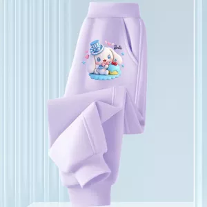 CinnamorollGirls Nhẹ Thường Ngày Thiết Kế Hoạt Hình Dễ Thương Quần Jogger Trẻ Em Cho Trường Học