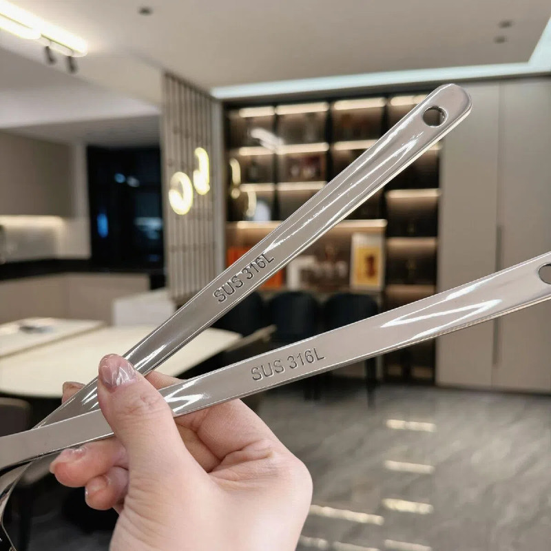 Muôi Vớt Inox 316 Bóng Gương, Dày Dặn Chắc Tay - Muôi Lẩu, Muôi Canh Nhà Bếp Cao Cấp