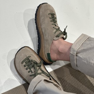 Nam Nữ Cùng Phong Cách Size Lớn Birkenstock Giày Đế Dày Mũi-Baotou Nửa Trượt Giày Lười