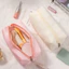 Túi đựng mỹ phẩm Velvet Macaron Dung tích lớn Túi đựng đồ trang điểm di động