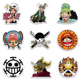 Bộ 50 Anime One Piece Hoạt Hình Dán DIY Điện Thoại Laptop Xe Máy Chống Thấm Nước Miếng Dán Đồ Chơi Trẻ Em