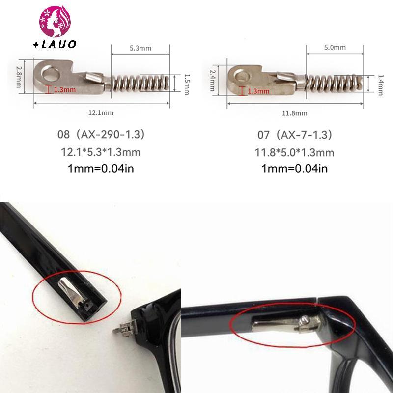 Kính Mắt Springevenstar - Bộ 2 Chiếc Linh kiện Thay Thế, Thép Không Gỉ Lò Xo Flex Cho Khung Quang Bị Vỡ