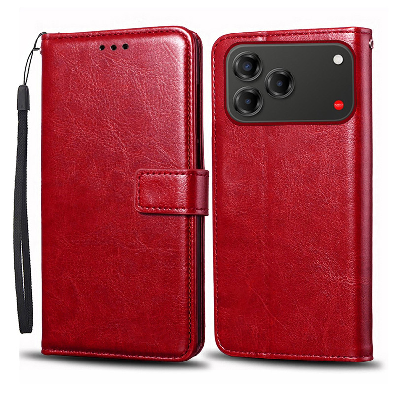 Dành Cho ZTE Nubia V80 Thiết Kế Ốp Lưng Lật Sang Trọng Ví Da PU Vỏ Điện Thoại Có Giá Đỡ Thẻ