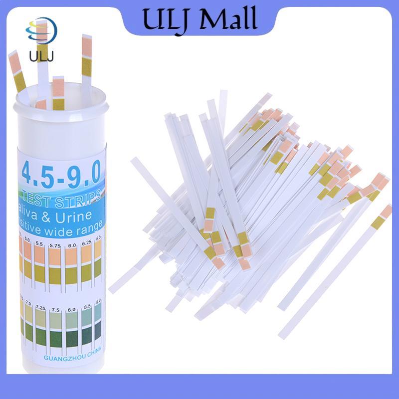 ULJ 150 Dải giấy kiểm tra ph đóng chai phạm vi ph 4.5-9.0 cho chỉ báo nước tiểu và nước bọt.