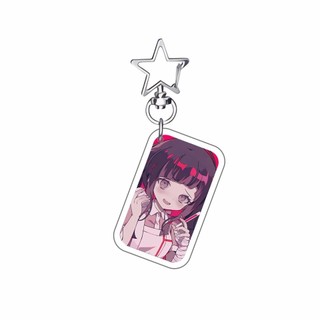 Anime Game Danganronpa Acrylic keychains keyring Stand Model Yasuhiro Taeko Kirigiri Kyouko Monokuma Pendant Fans